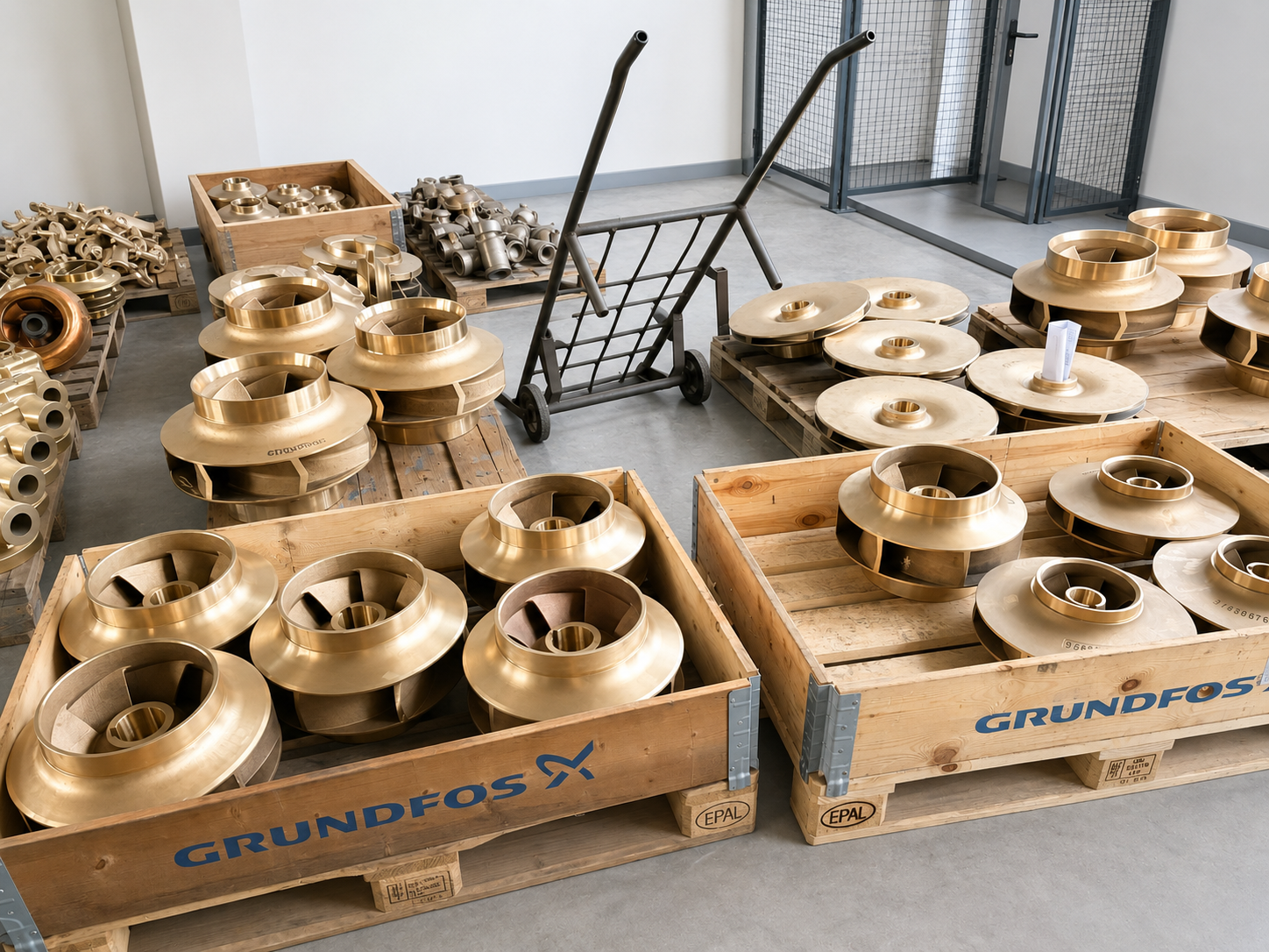 Marine pump spare parts inventory